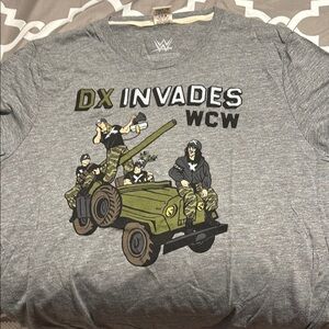 WWE Homage Gray DX Invades WCW Graphic Tee